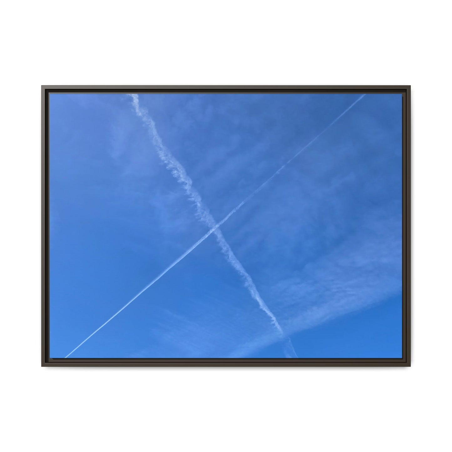 Sky Crossroads - Unique Stretched Canvas Wall Art