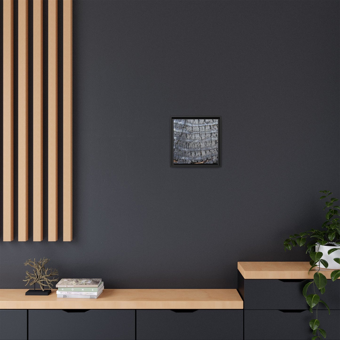 Charred Memories - Unique Stretched Canvas Wall Art