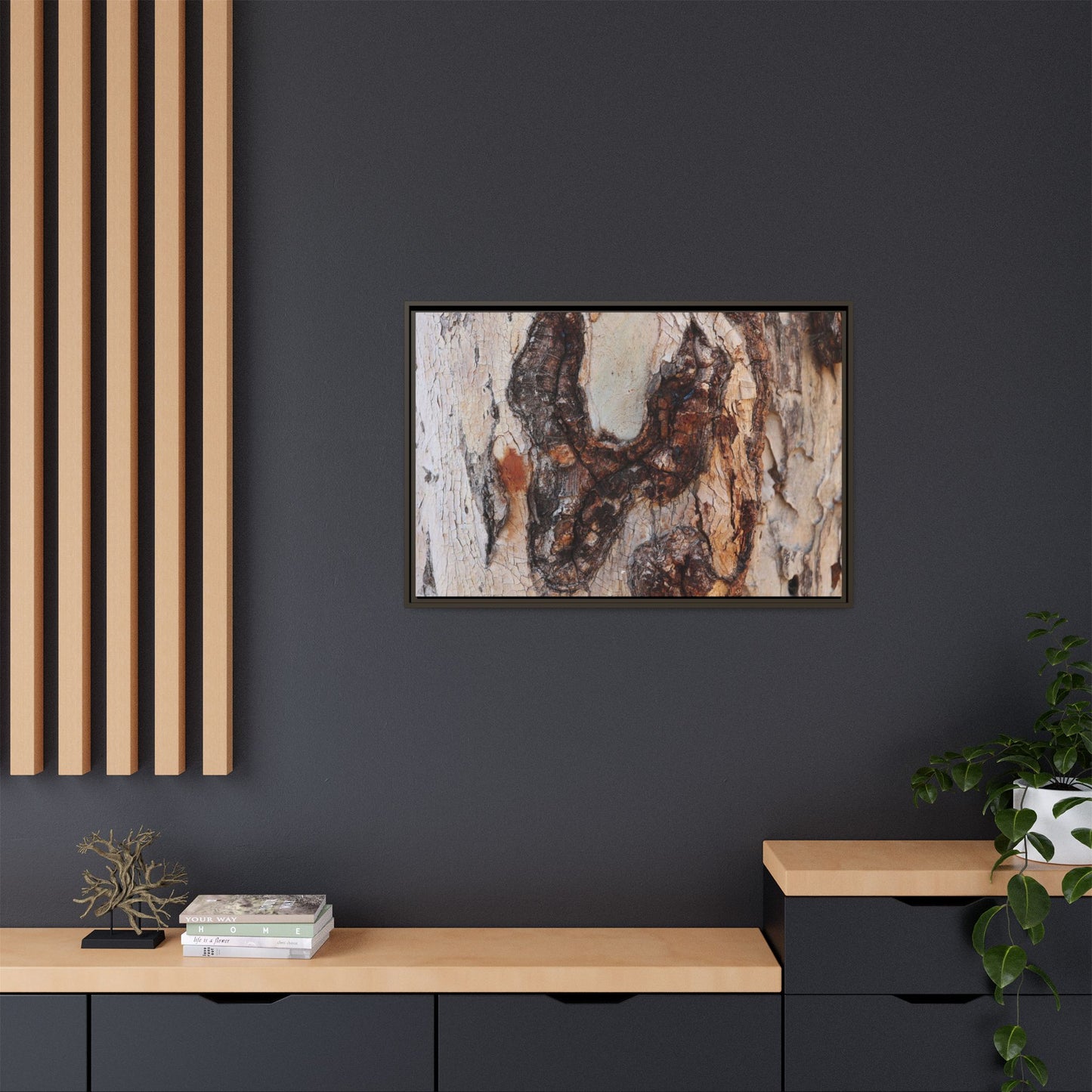 Texture of Time - Unique Stretched Canvas Wall Art
