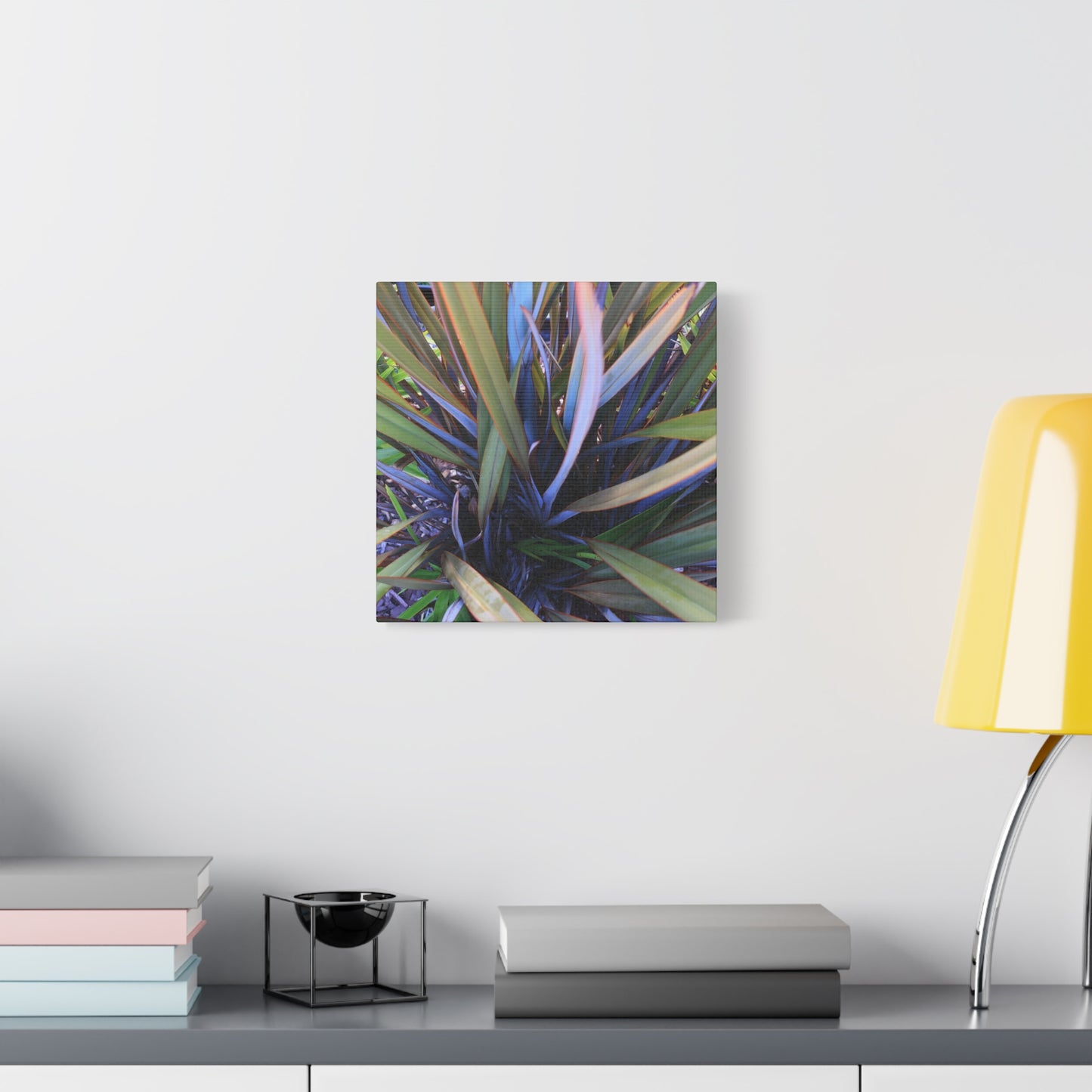 Twisted Blades of Verdant Symphony - Unique Frameless Canvas Wall Art