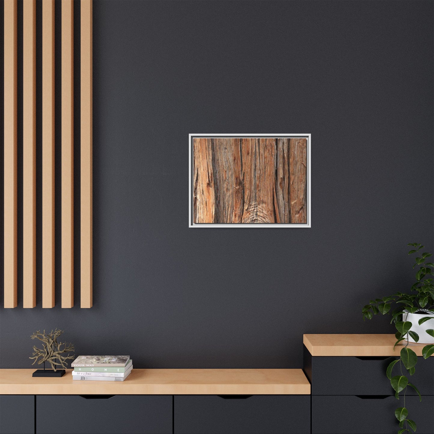 Echoes of Timber - Unique Stretched Canvas Wall Art