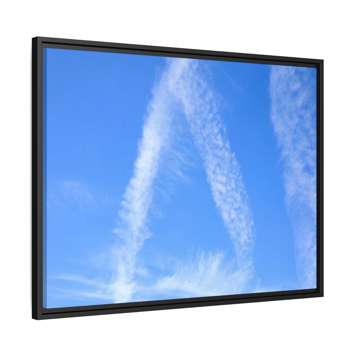 Skyward Whispers - Unique Stretched Canvas Wall Art