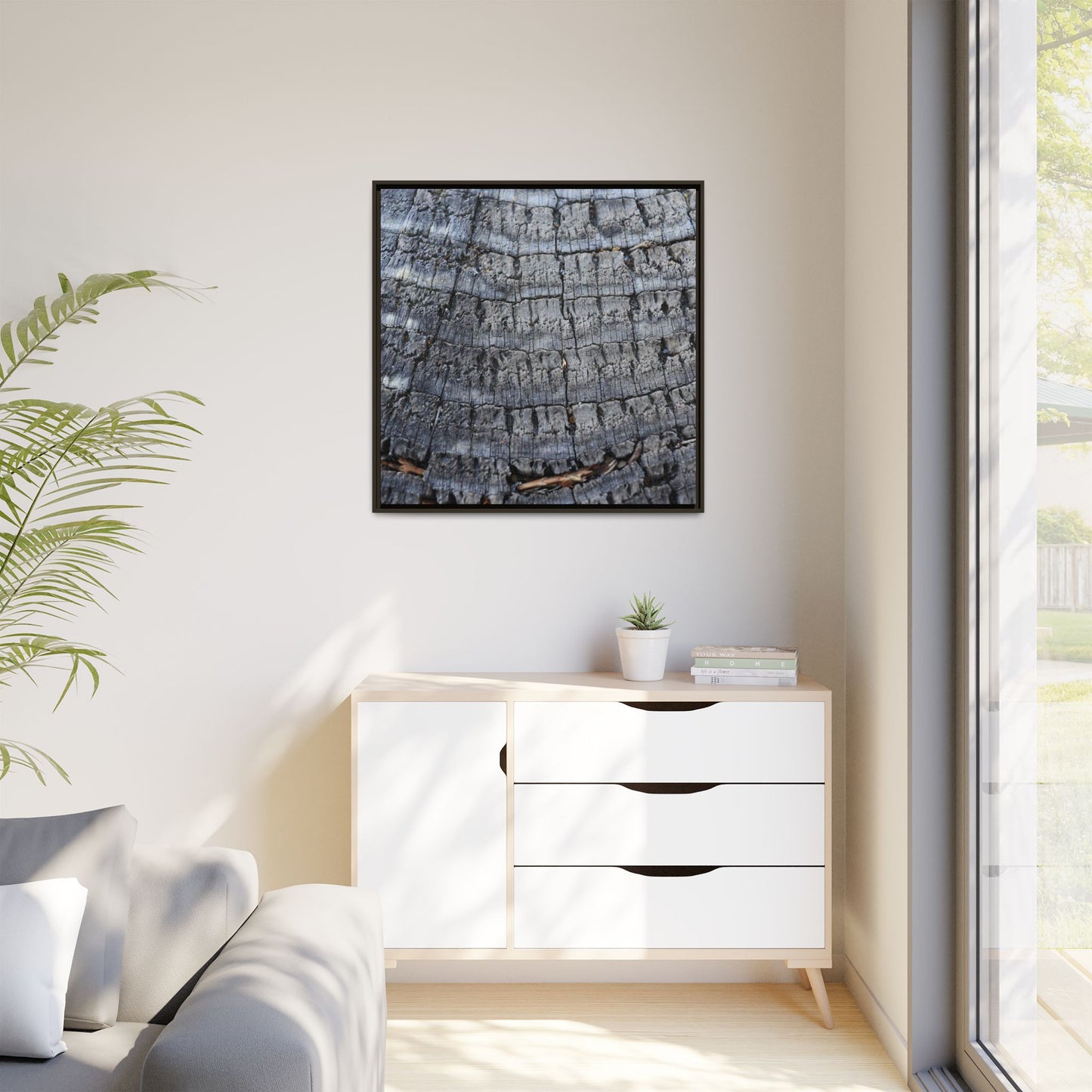 Charred Memories - Unique Stretched Canvas Wall Art