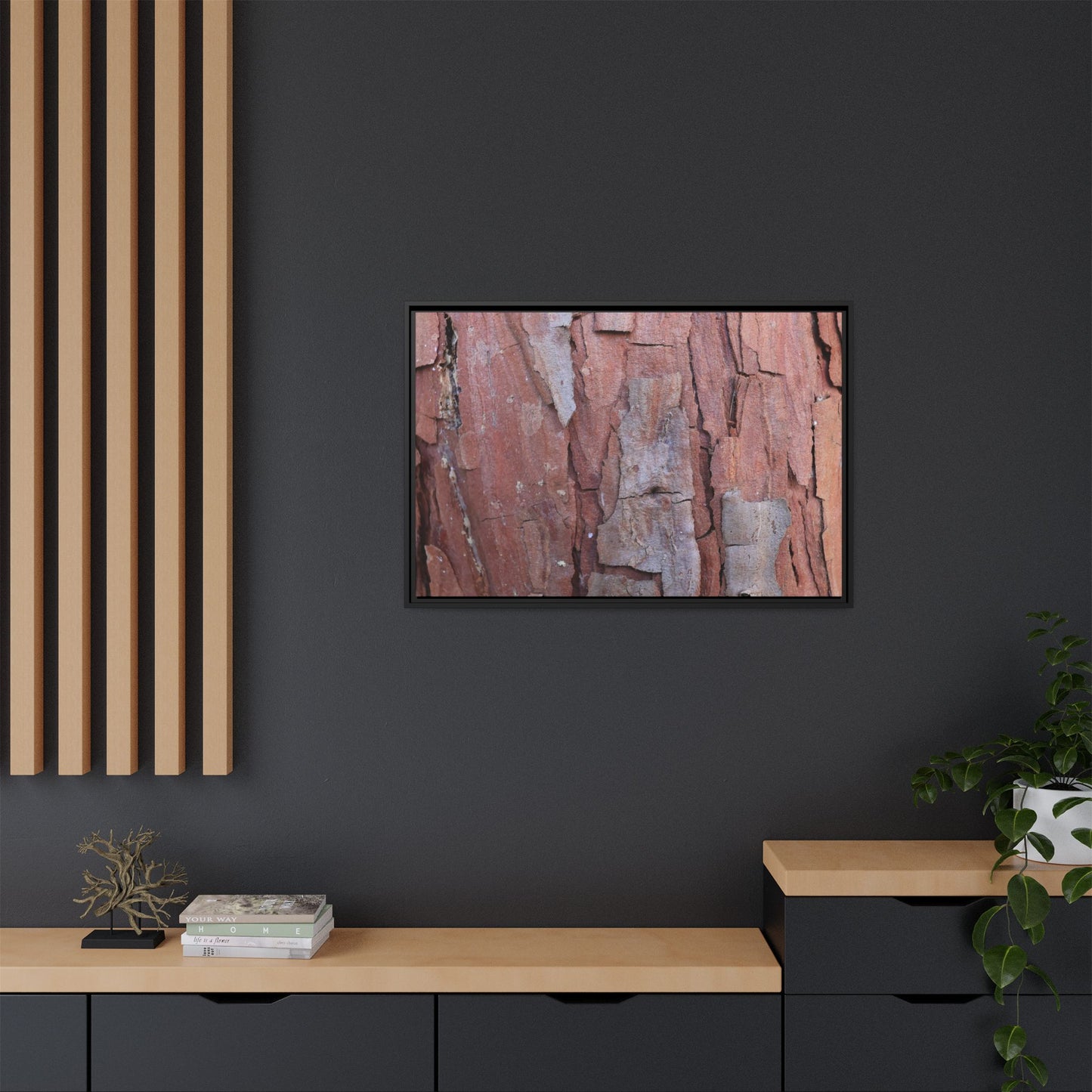 Peeling Bark - Unique Stretched Canvas Wall Art