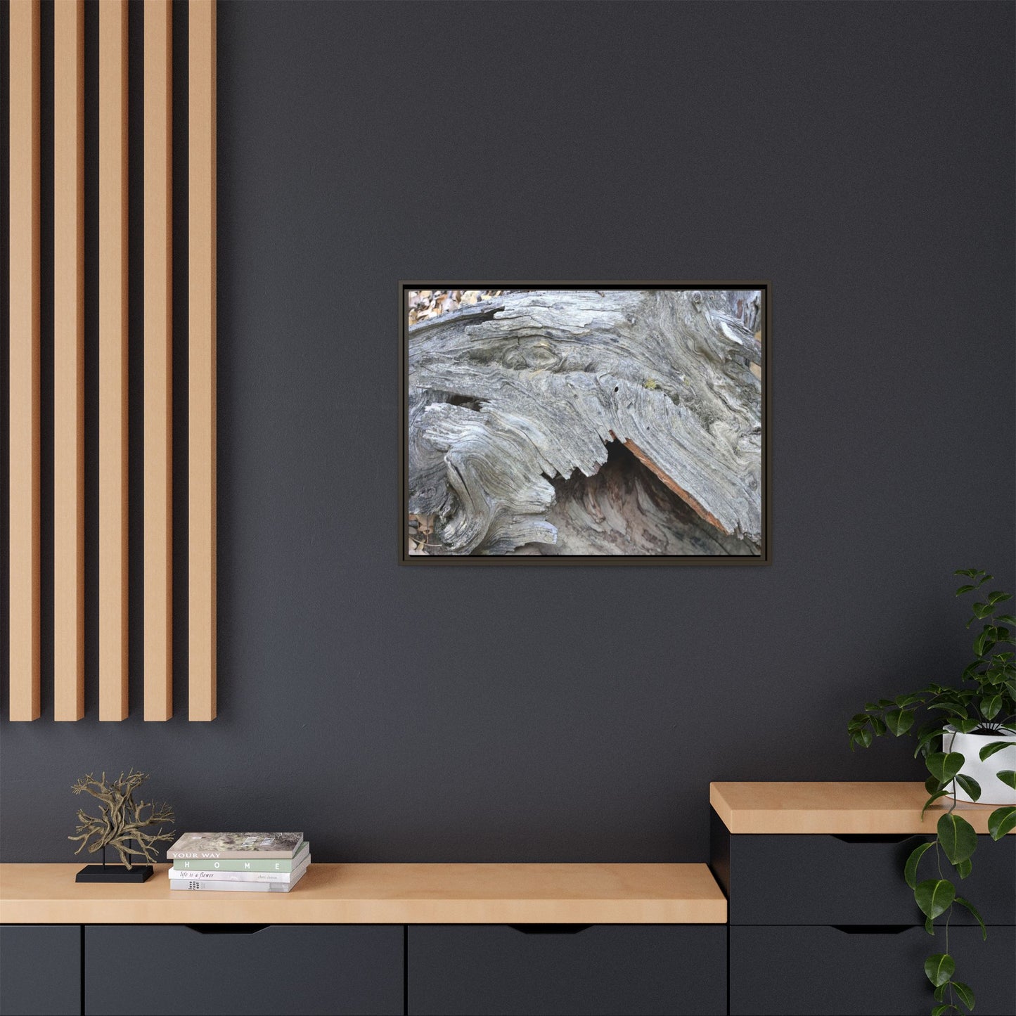 Driftwood Dreams - Unique Stretched Canvas Wall Art