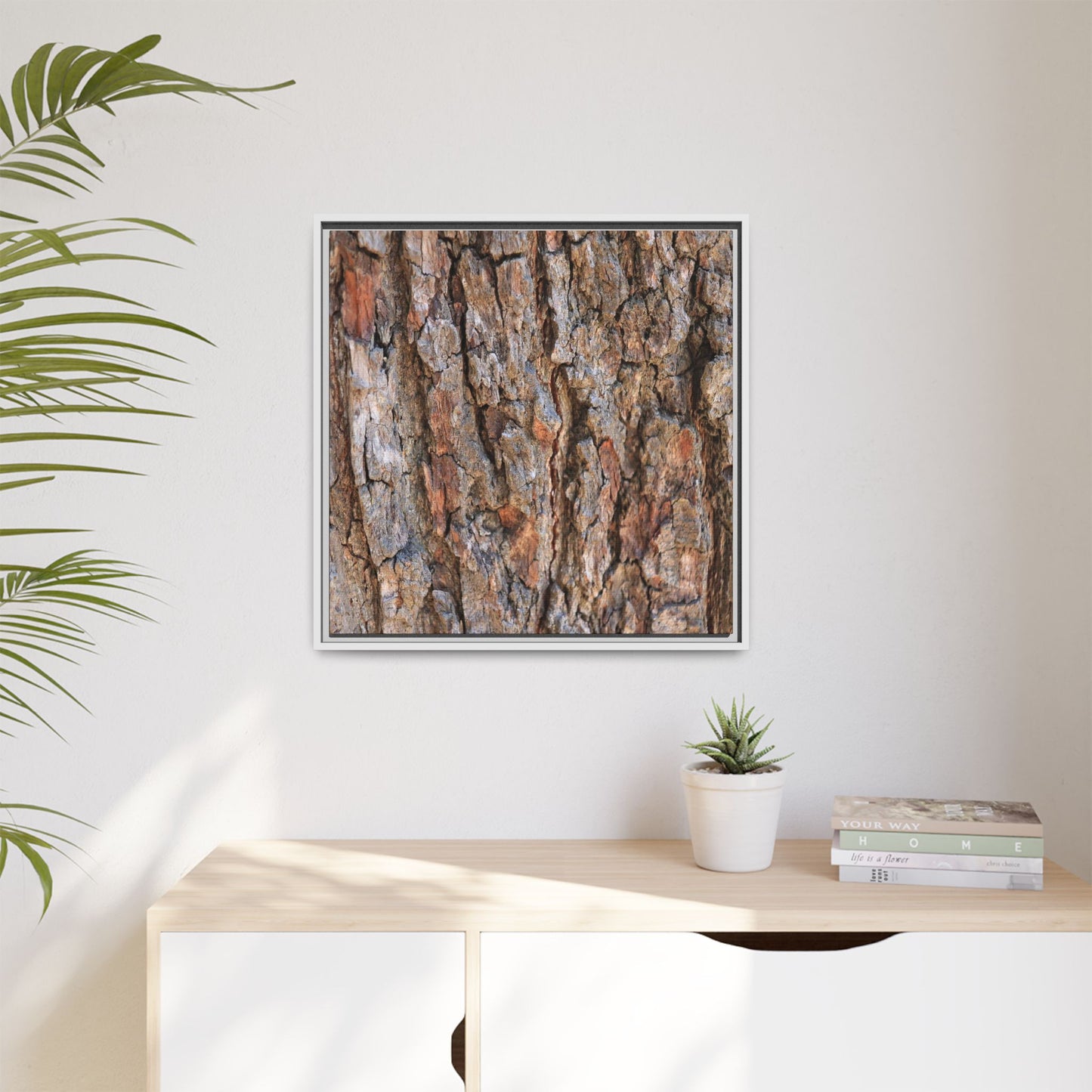Tree's Timeworn Tale - Unique Stretched Canvas Wall Art
