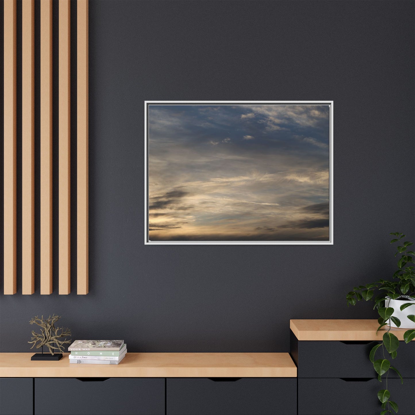 Clouded Thoughts - Unique Stretched Canvas Wall Art