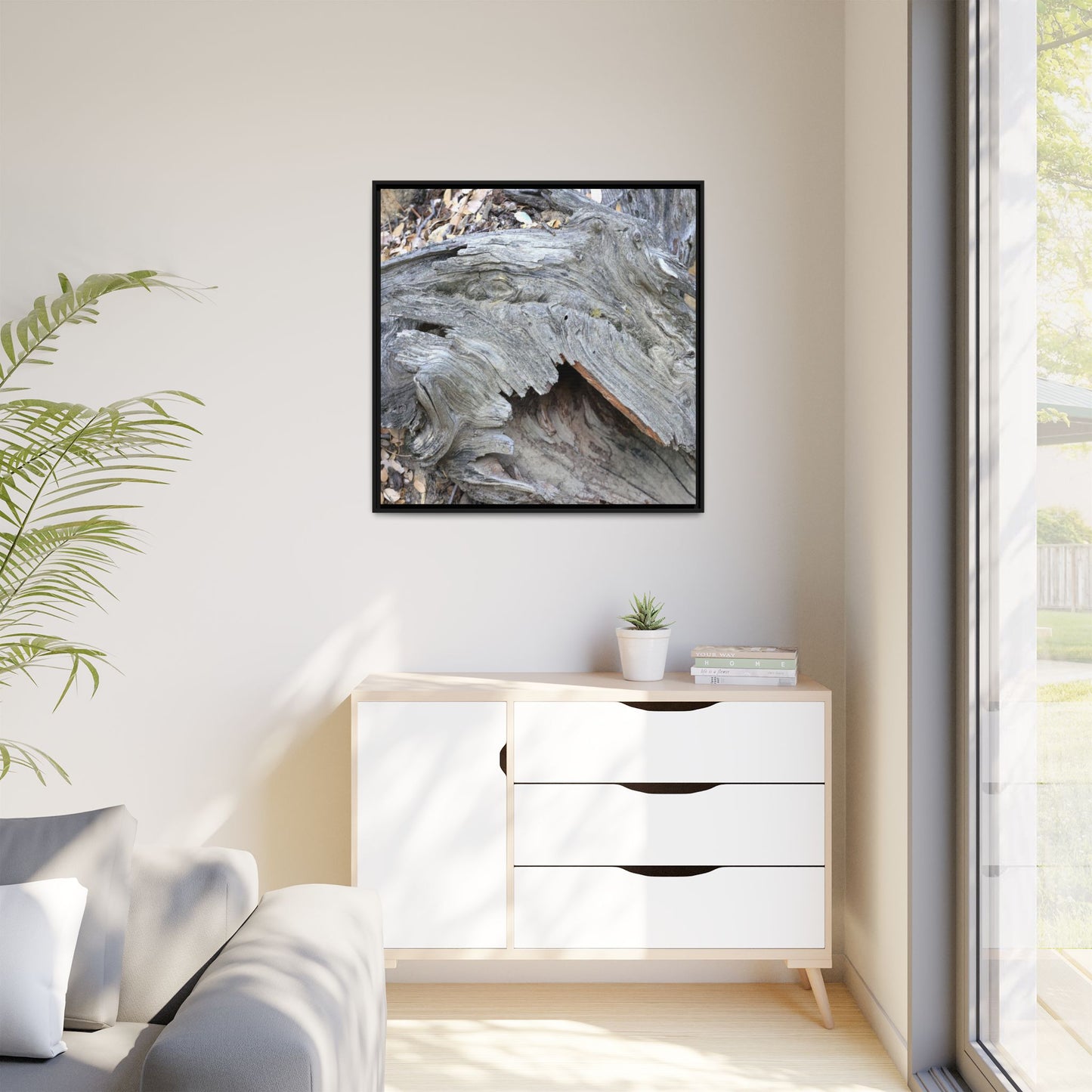 Driftwood Dreams - Unique Stretched Canvas Wall Art