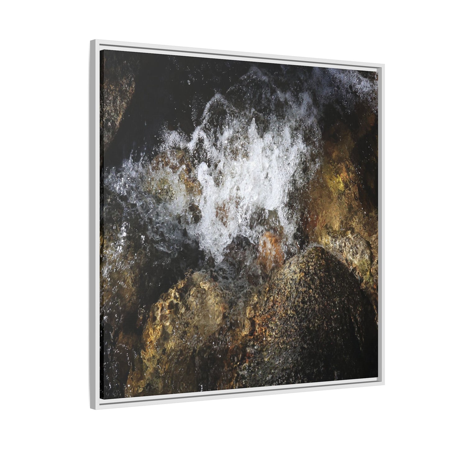 Cascading Momentum - Unique Stretched Canvas Wall Art