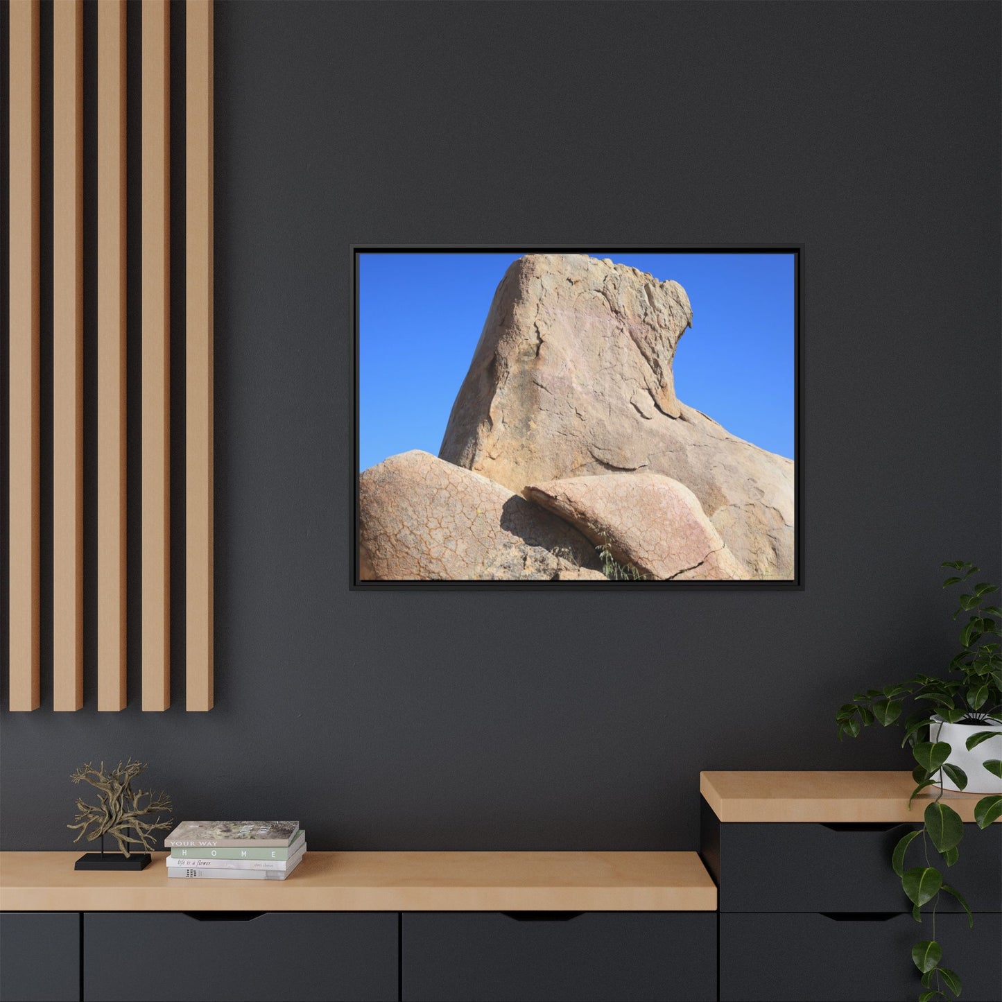Rocky Sentinel - Unique Stretched Canvas Wall Art