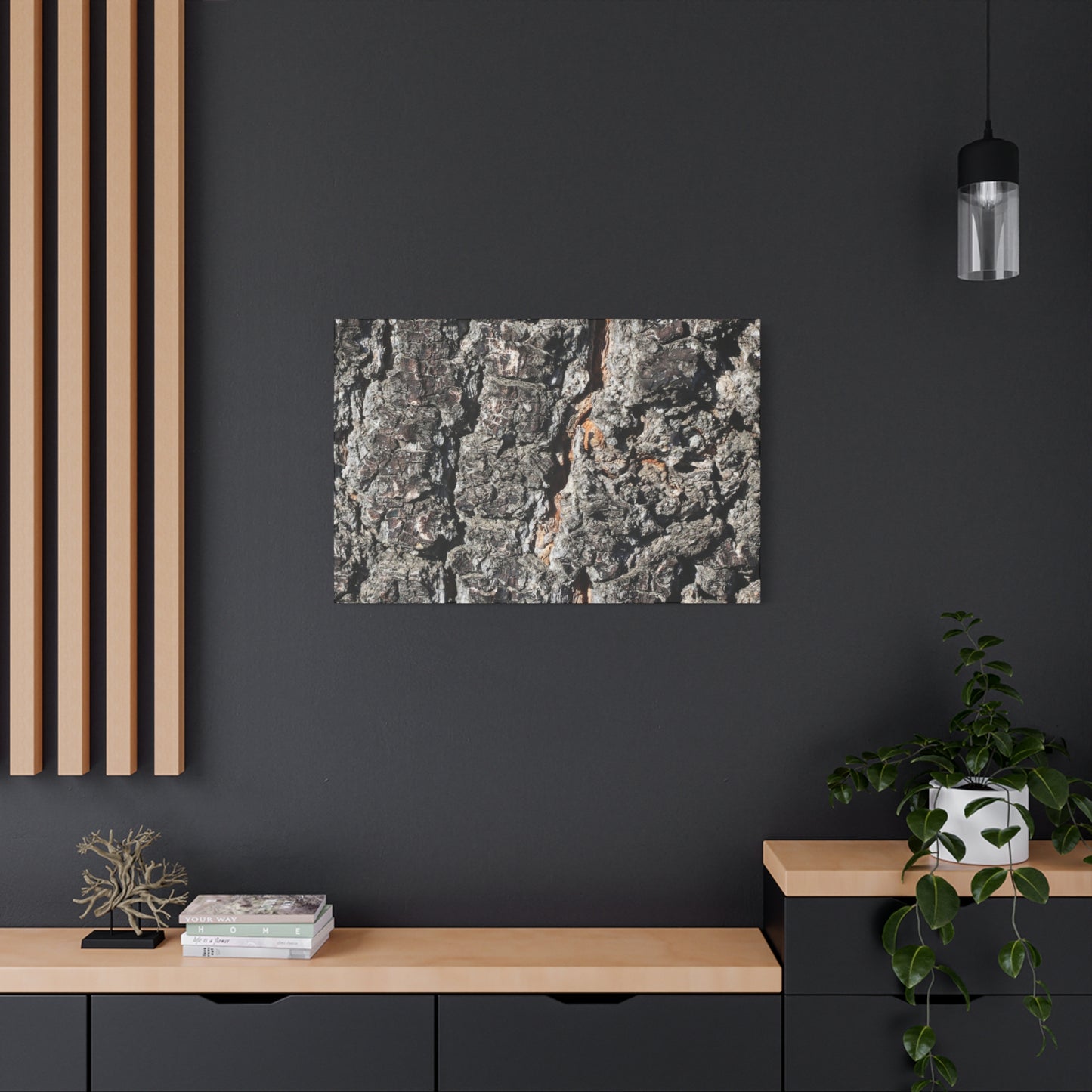 Arboreal Skin - Unique Frameless Canvas Wall Art