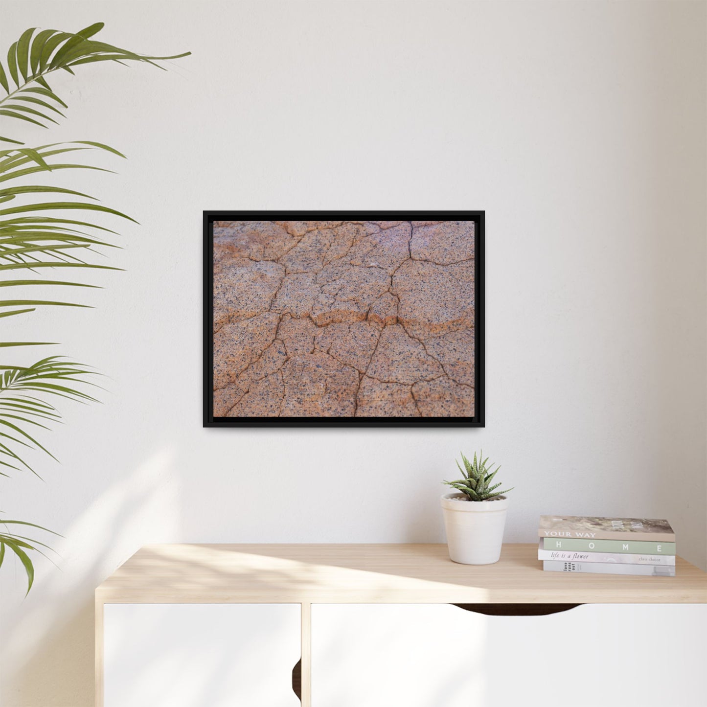 Fragmented Earth - Unique Stretched Canvas Wall Art