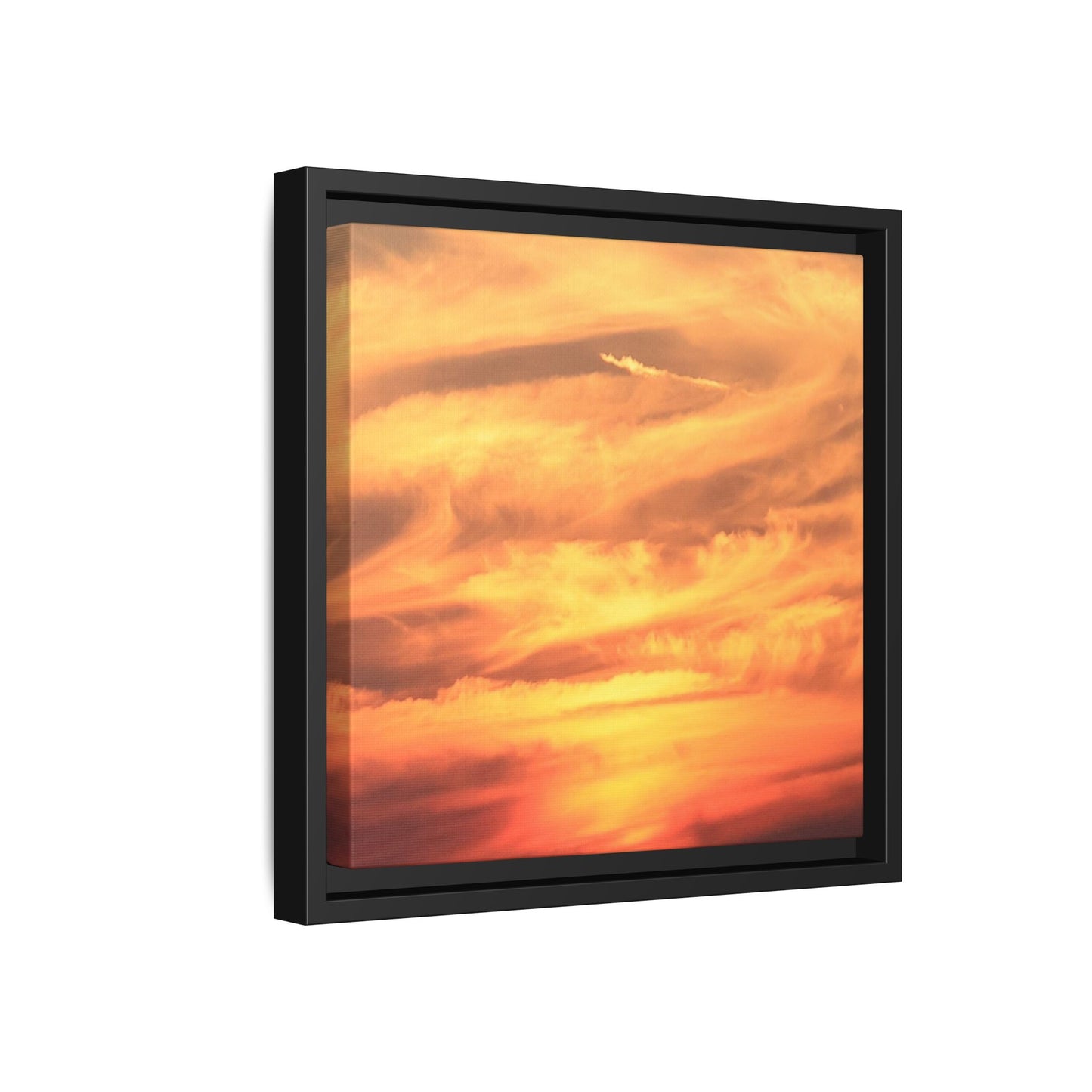 Burning Skies - Unique Stretched Canvas Wall Art