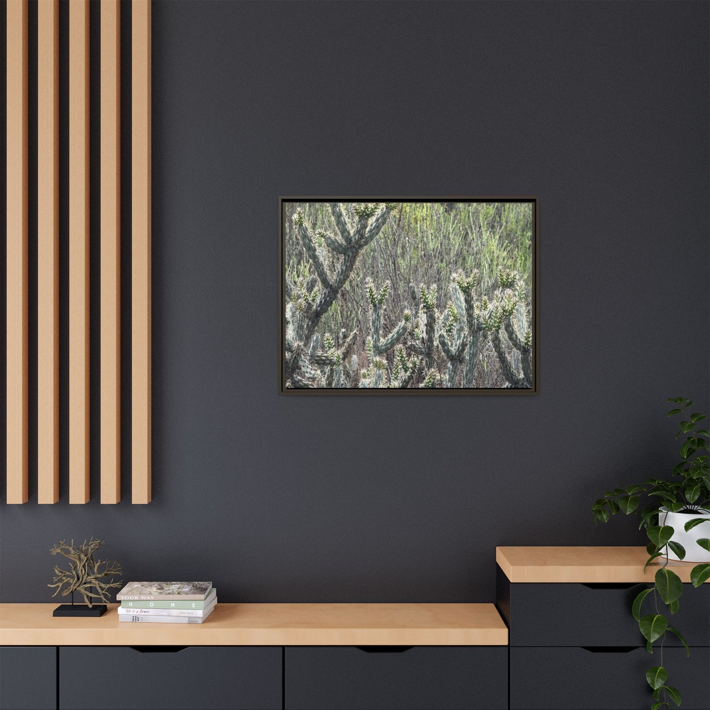 Prickly Paradise - Unique Stretched Canvas Wall Art