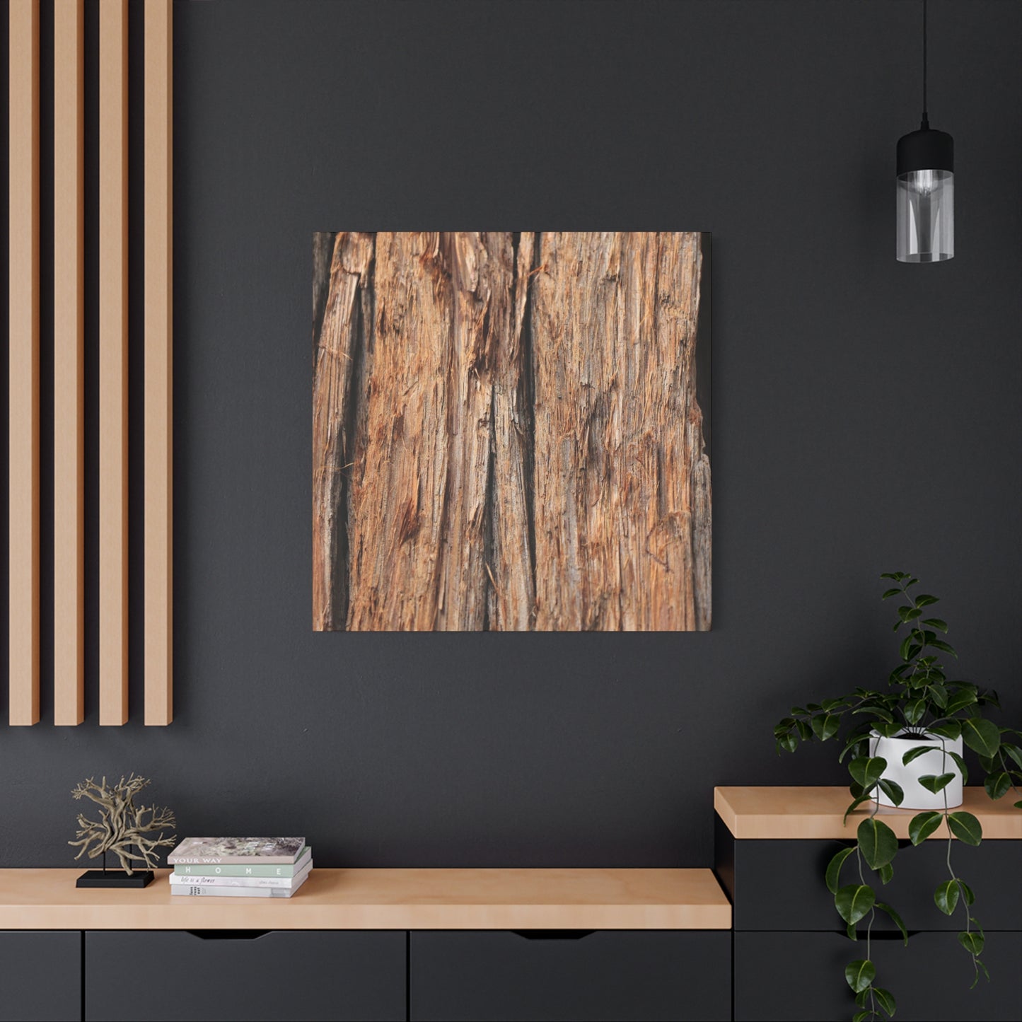 Woodland Echoes - Unique Frameless Canvas Wall Art