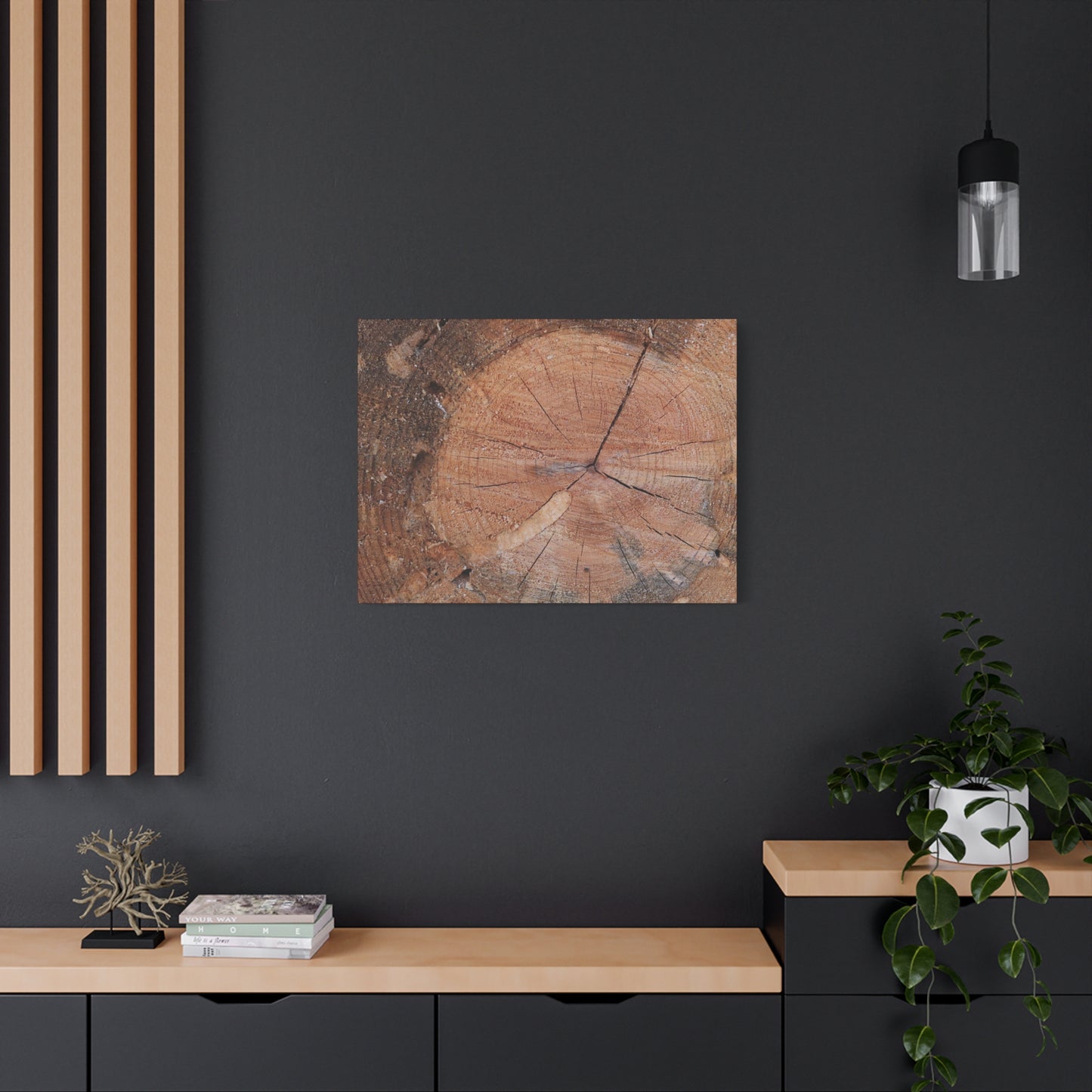 Timber Tale - Unique Frameless Canvas Wall Art
