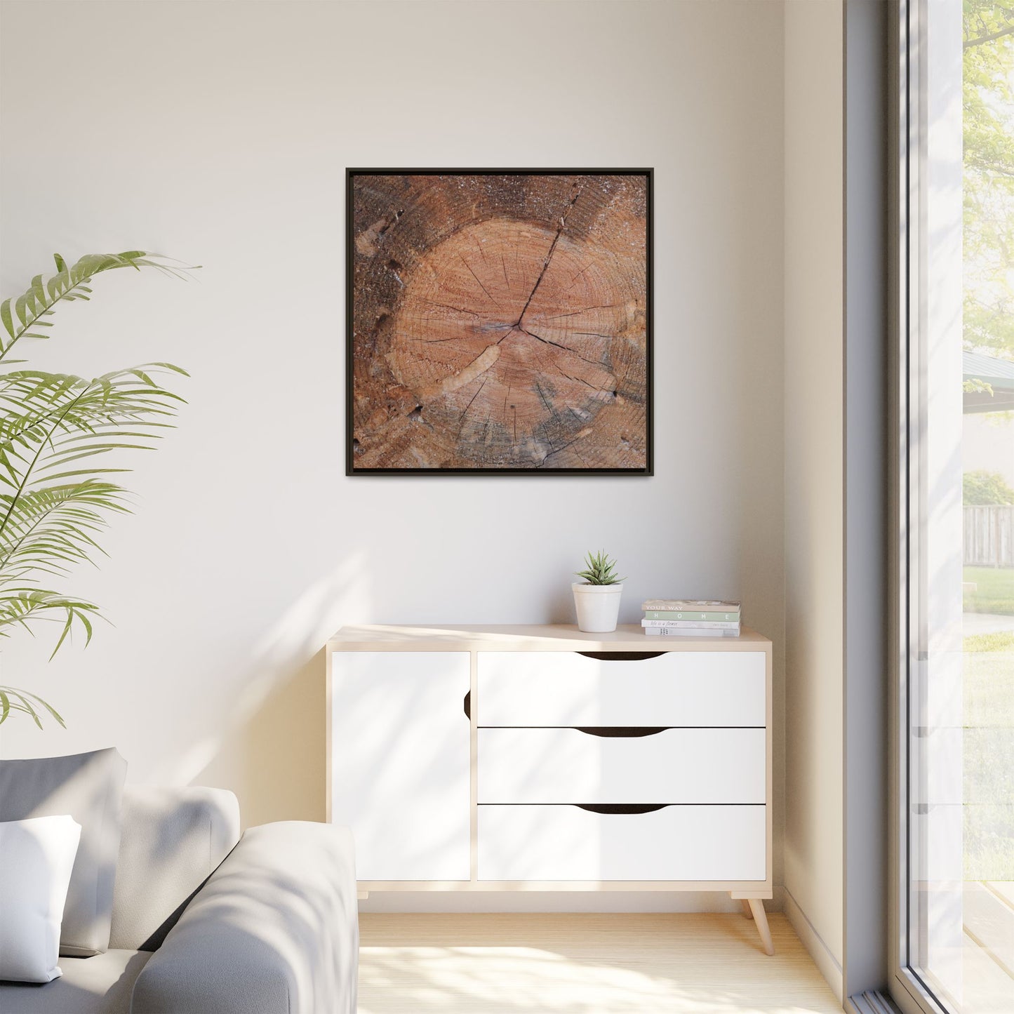 Concentric Memories - Unique Stretched Canvas Wall Art