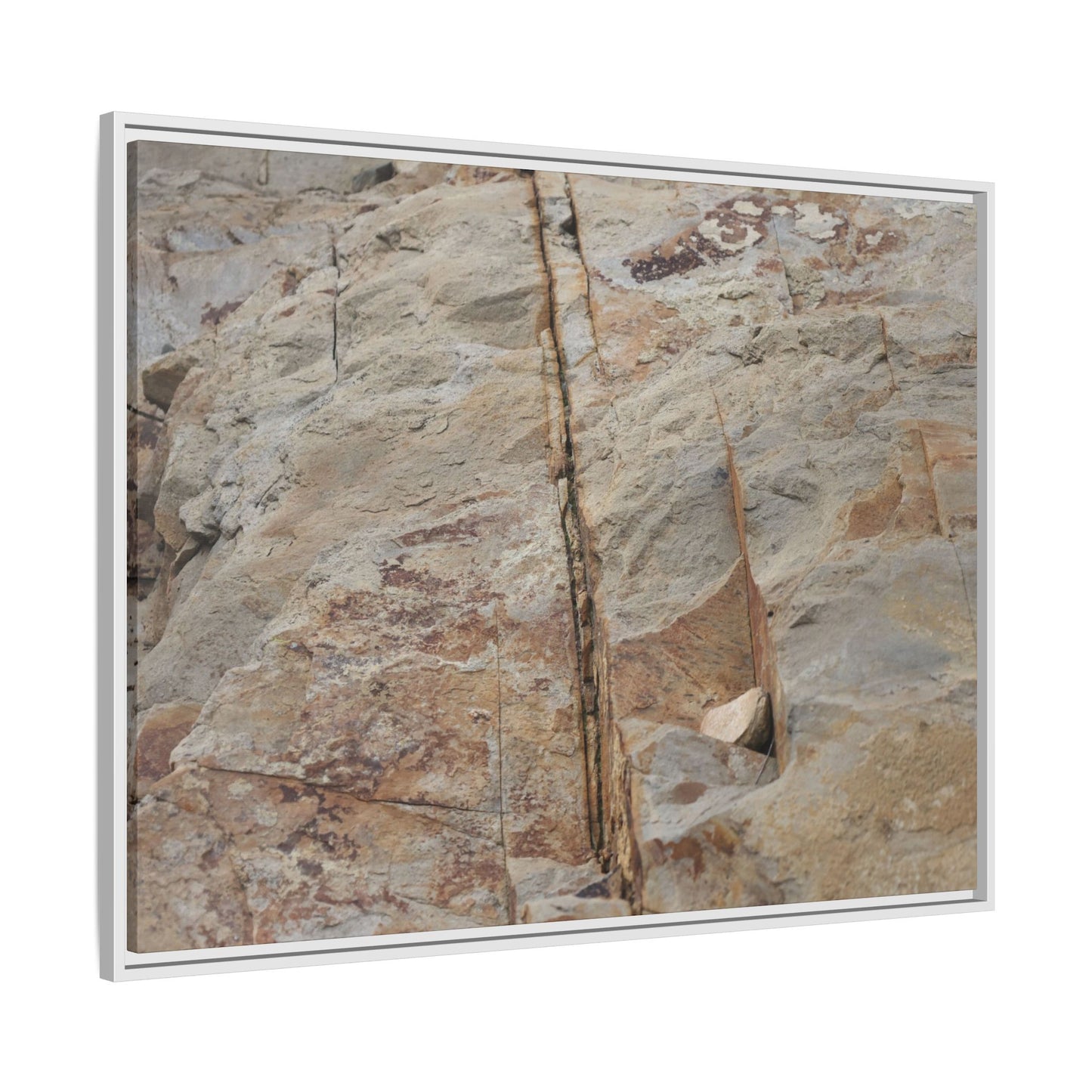 Sedimentary Symphony - Unique Stretched Canvas Wall Art