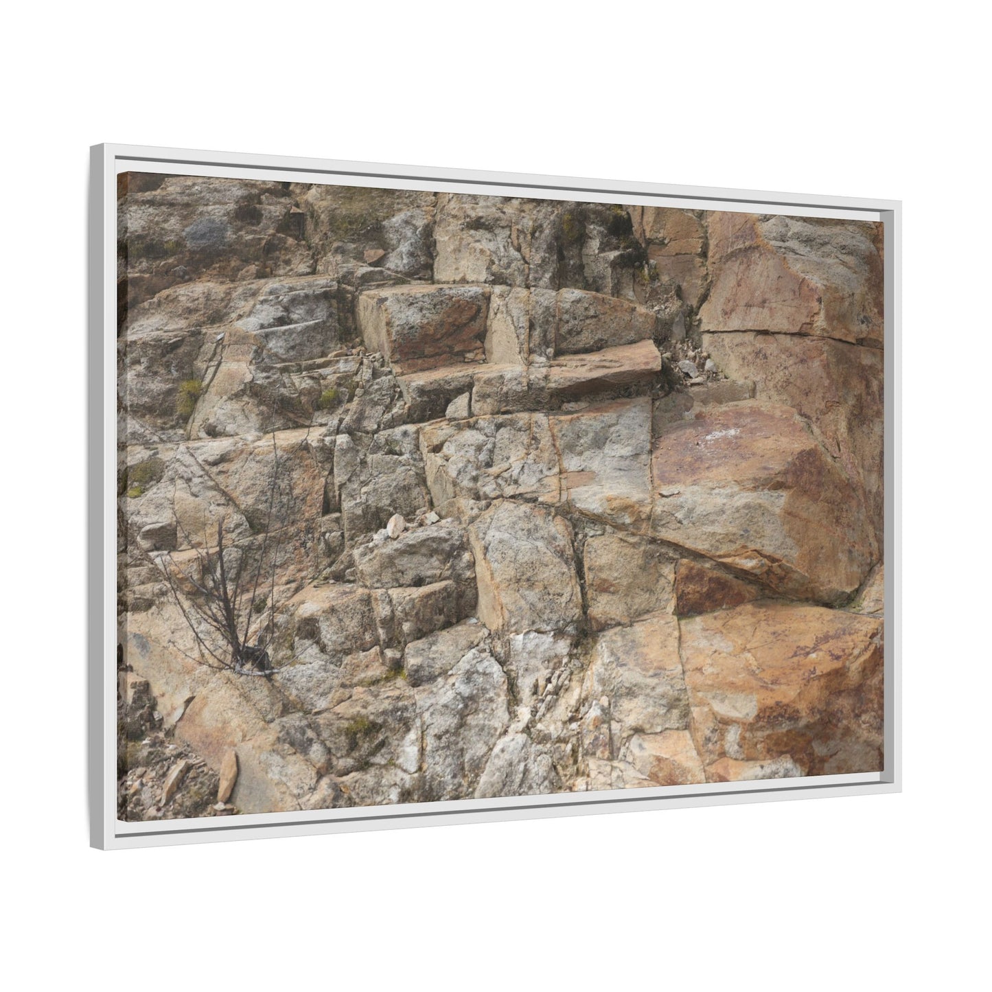 Sandstone Symphony - Unique Stretched Canvas Wall Art