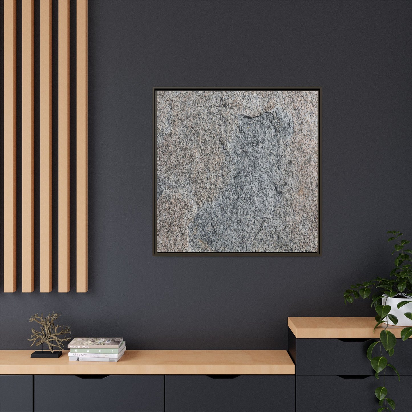 Stone Symphony - Unique Stretched Canvas Wall Art