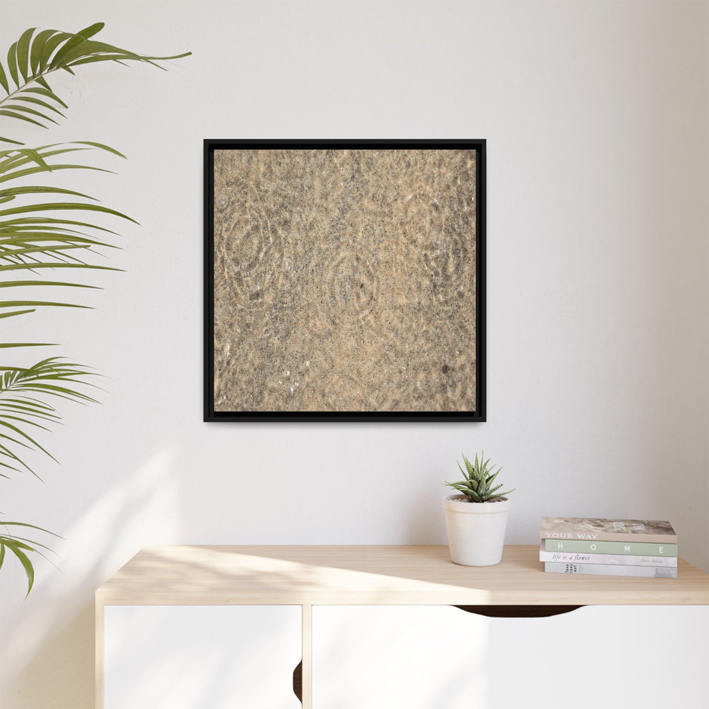 Whispers of Sand - Unique Stretched Canvas Wall Art