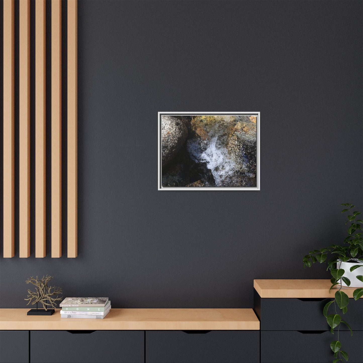 Nature's Turbulence - Unique Stretched Canvas Wall Art