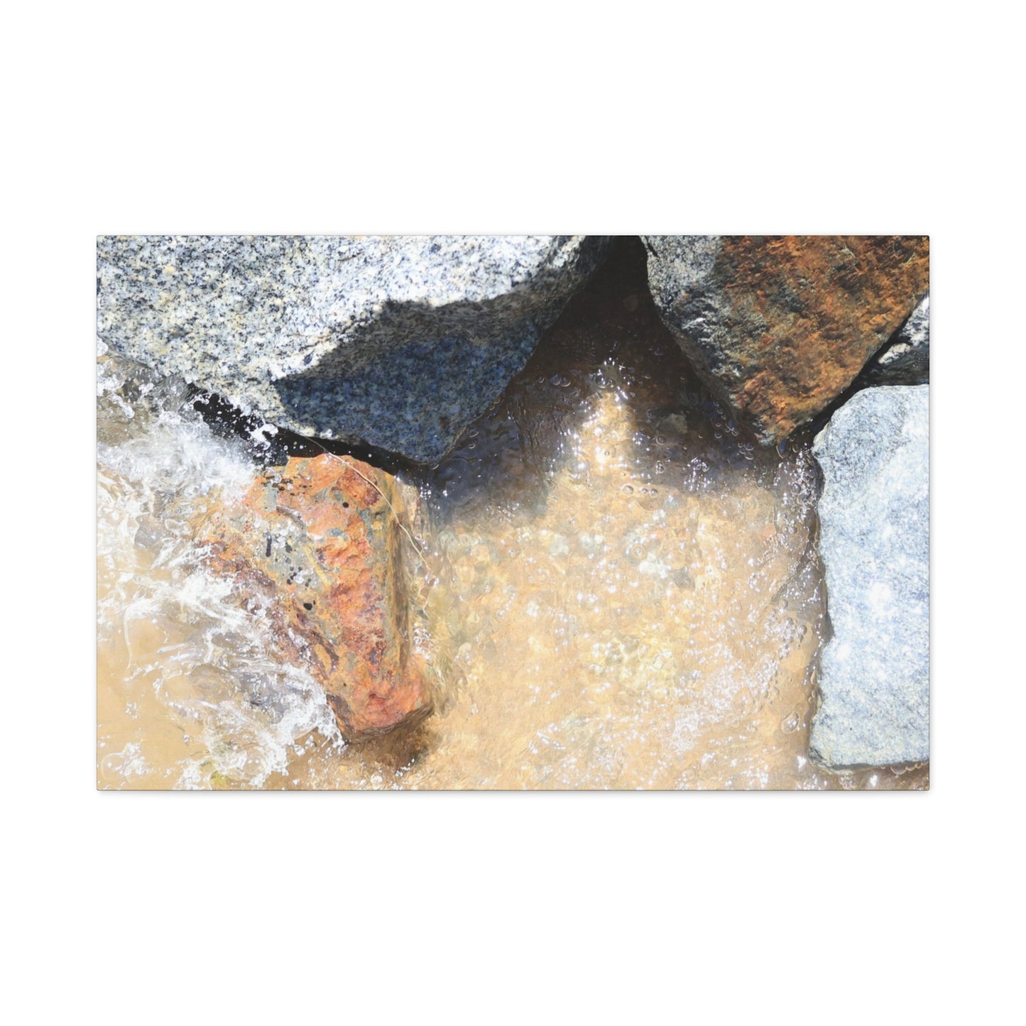 Rocky Embrace - Unique Frameless Canvas Wall Art