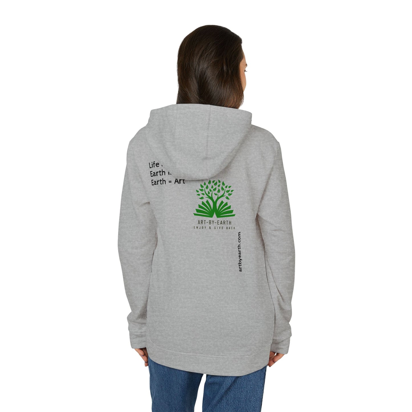 Z - ART BY EARTH HOODIE - adidas Unisex Fleece Hoodie