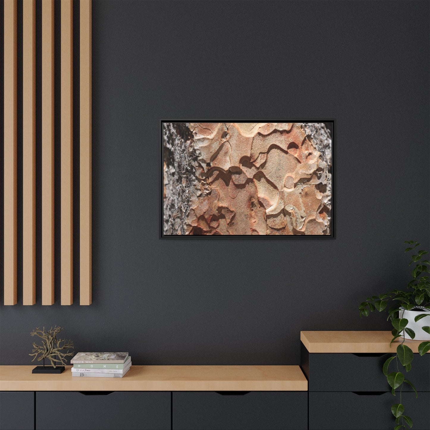 Rust and Stone - Unique Stretched Canvas Wall Art
