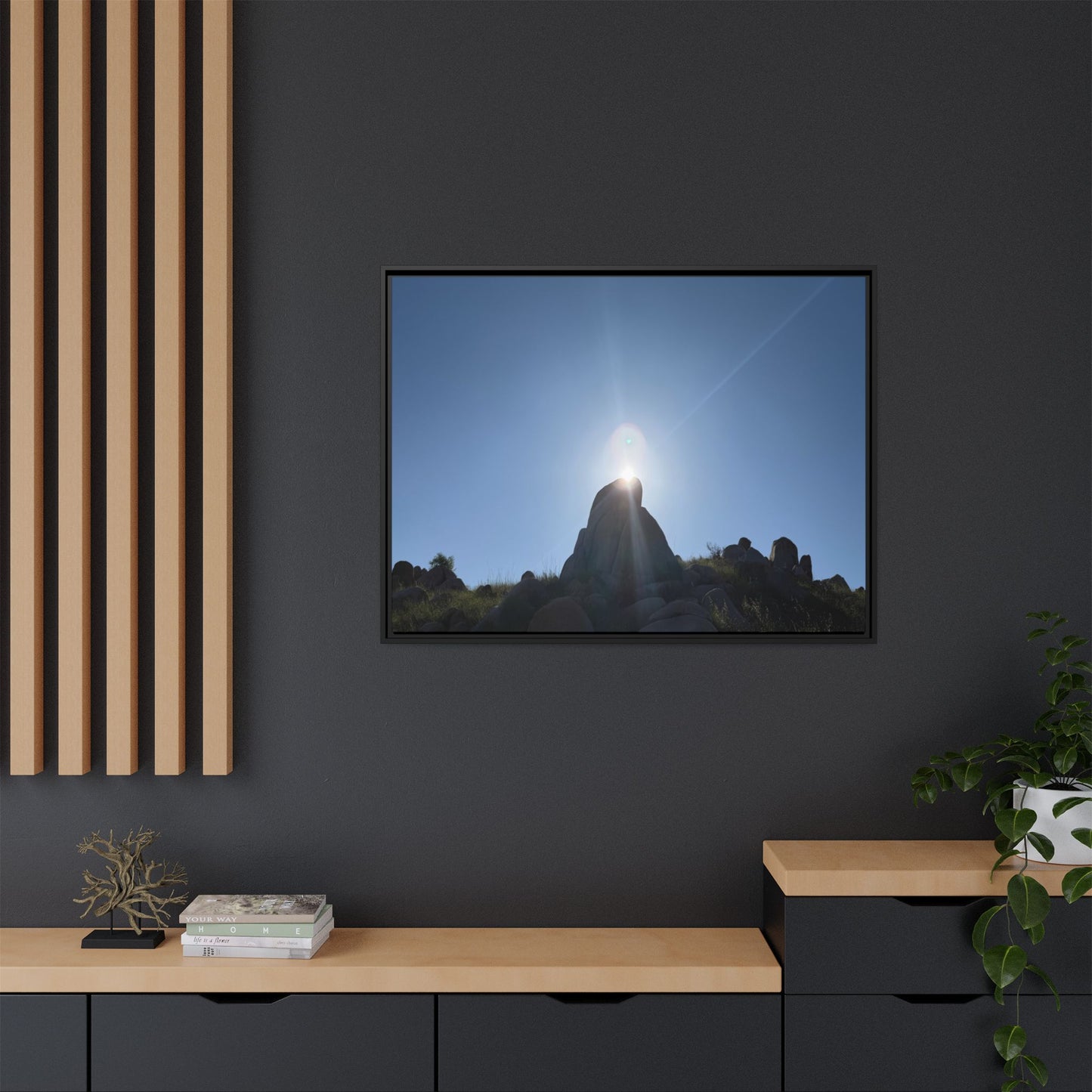 Sunburst - Unique Stretched Canvas Wall Art
