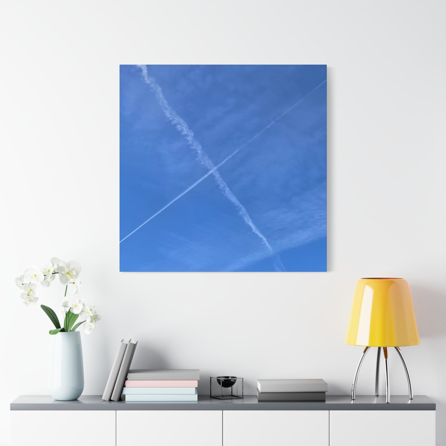 Crossing Paths - Unique Frameless Canvas Wall Art