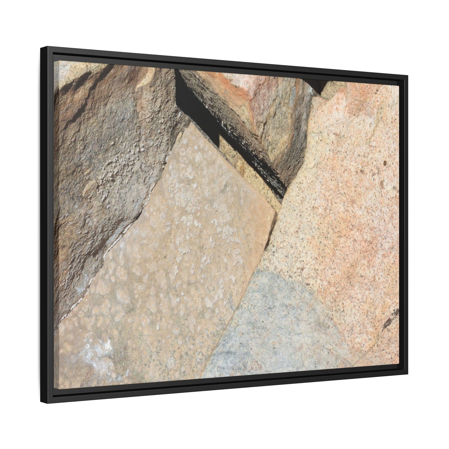 Rock Fragment - Unique Stretched Canvas Wall Art