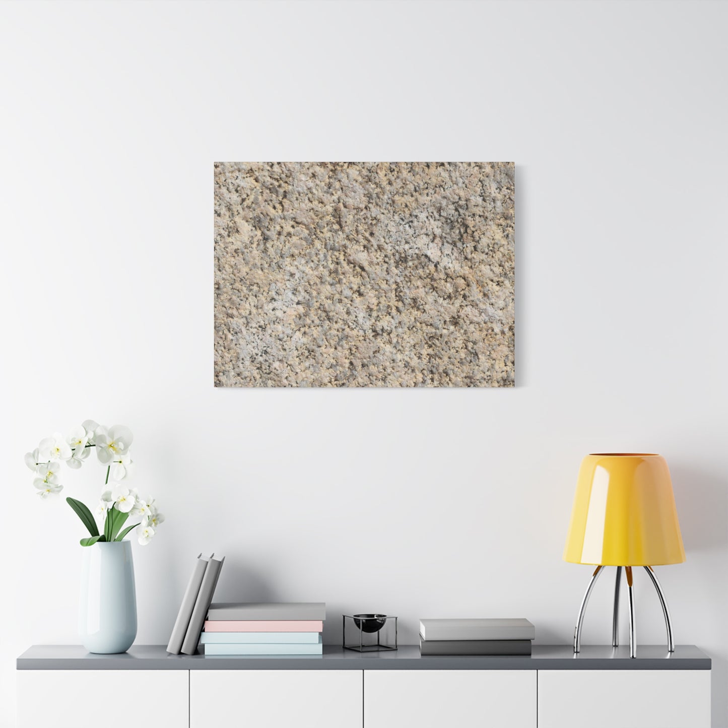 Granular Echoes - Unique Frameless Canvas Wall Art