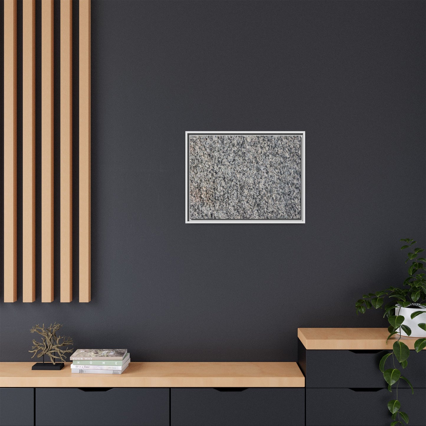 Crystalline Fusion - Unique Stretched Canvas Wall Art