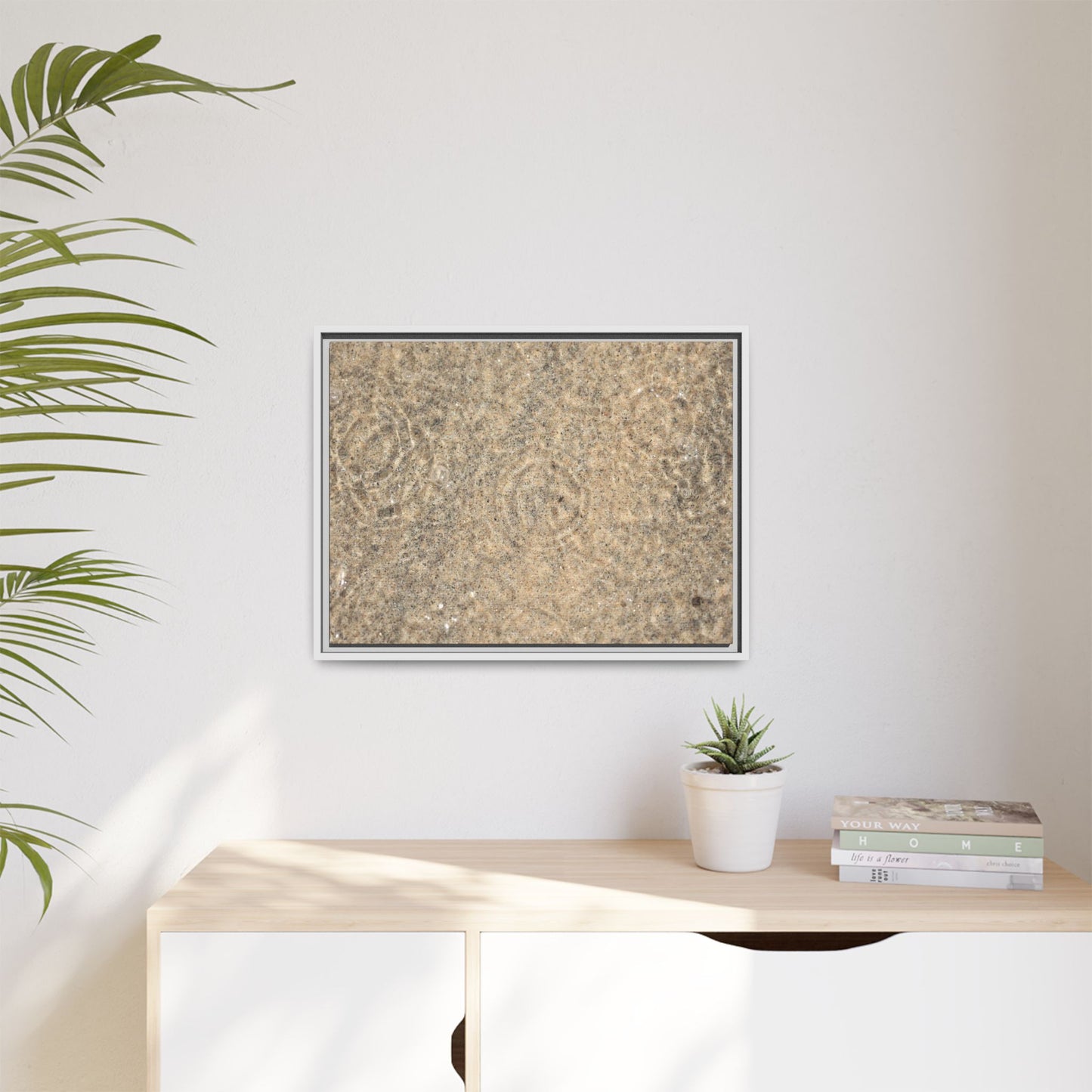 Whispers of Sand - Unique Stretched Canvas Wall Art