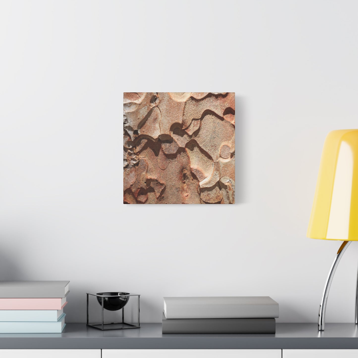 Terracotta Echoes - Unique Frameless Canvas Wall Art