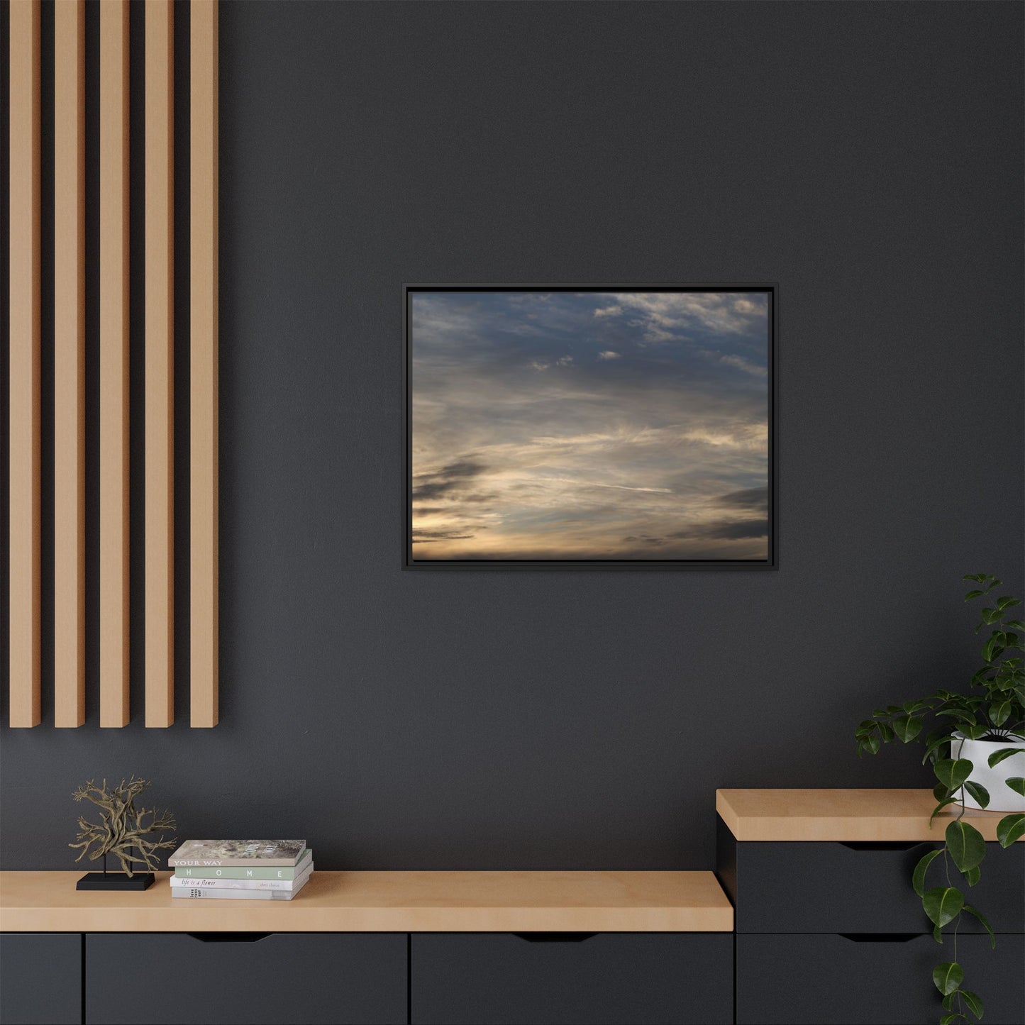 Clouded Thoughts - Unique Stretched Canvas Wall Art