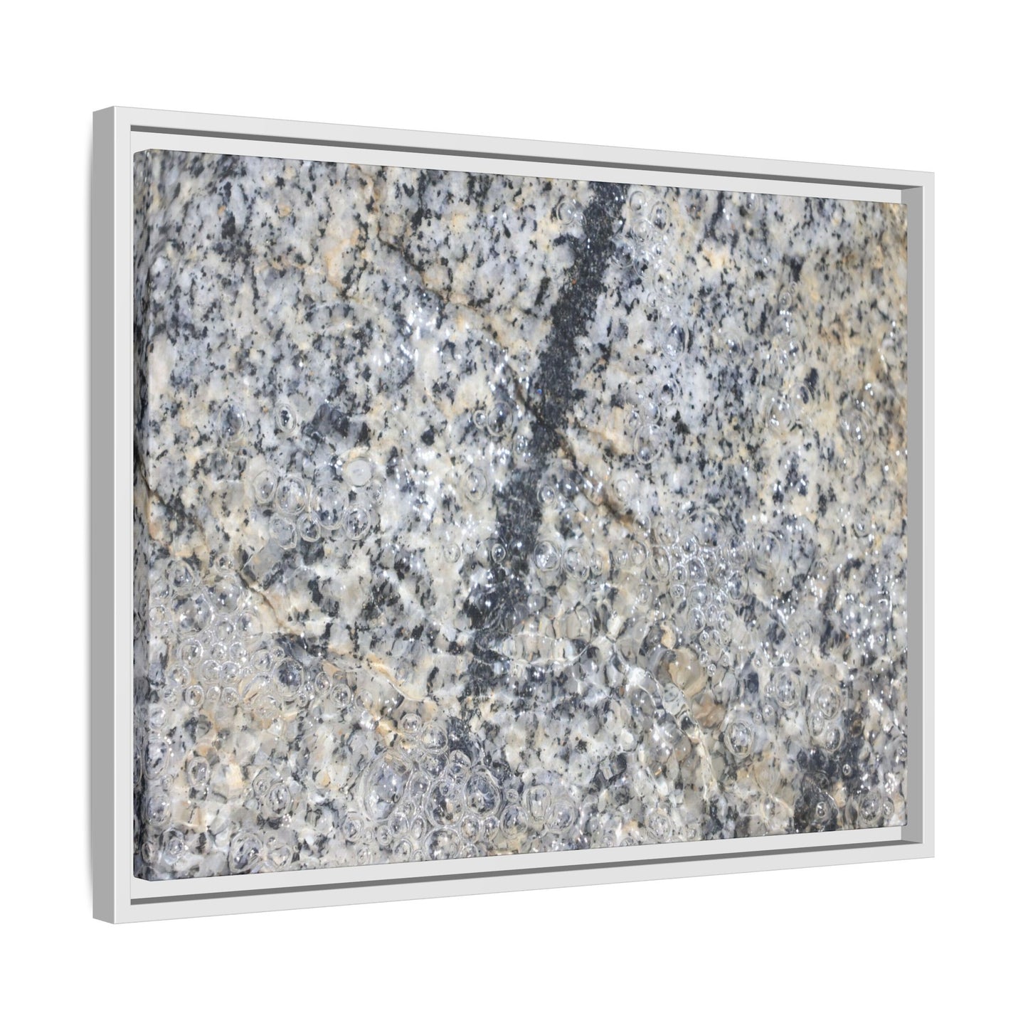 Granite Bubbles - Unique Stretched Canvas Wall Art