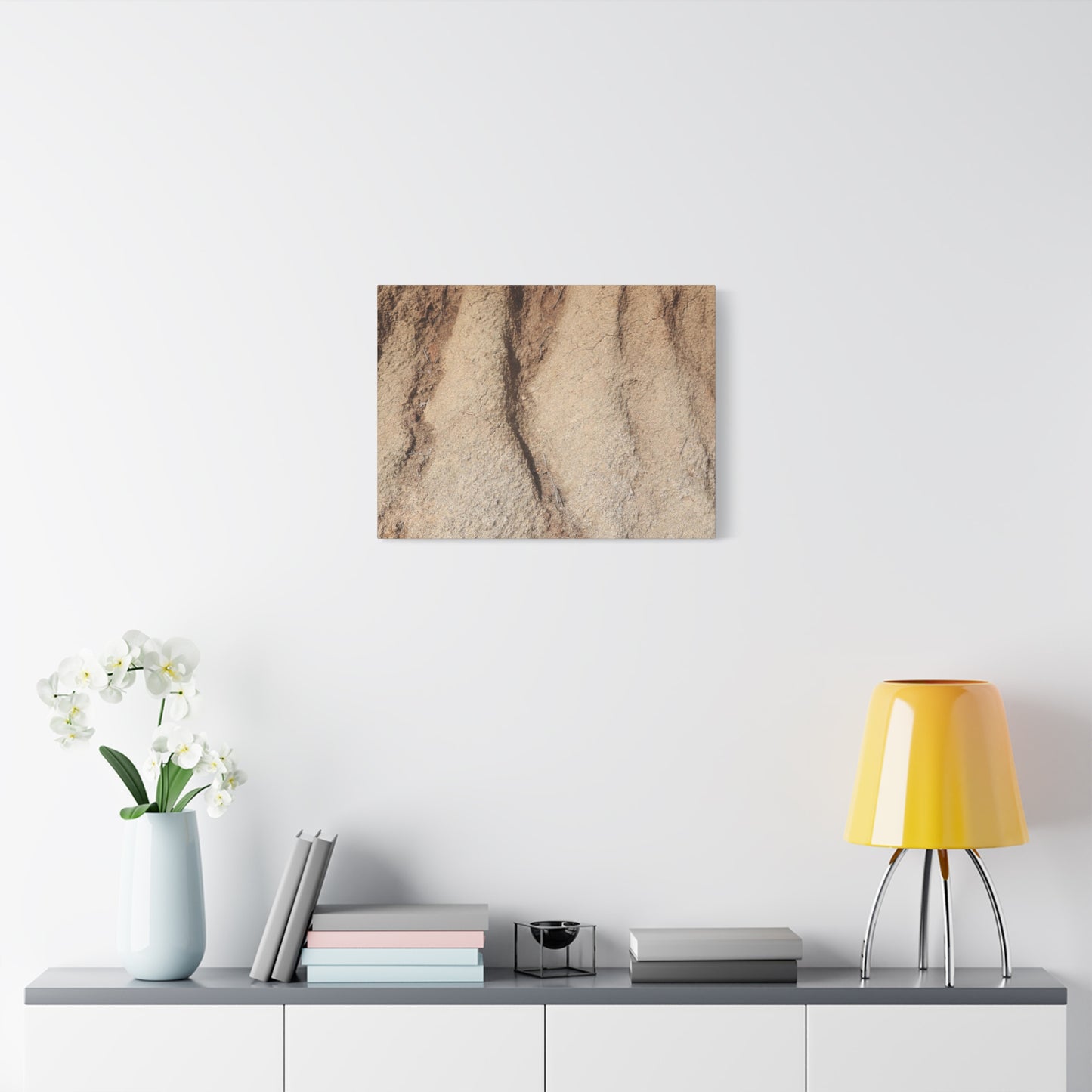 Weathered Earth - Unique Frameless Canvas Wall Art