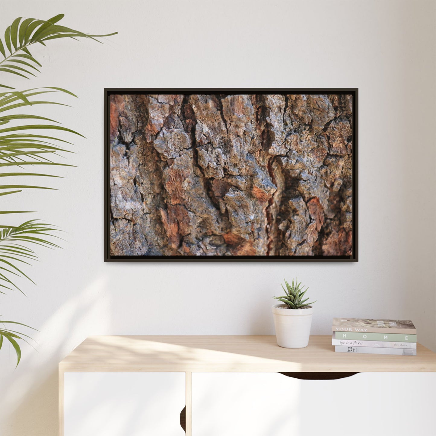 Craggy Textures - Unique Stretched Canvas Wall Art