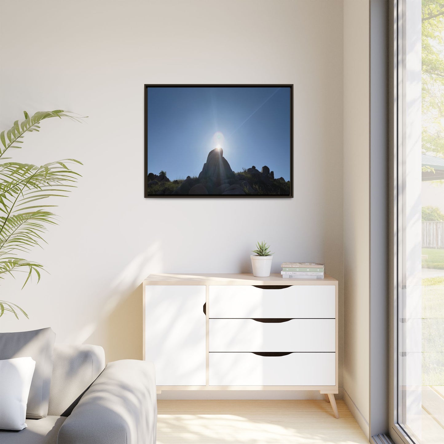 Sunburst - Unique Stretched Canvas Wall Art