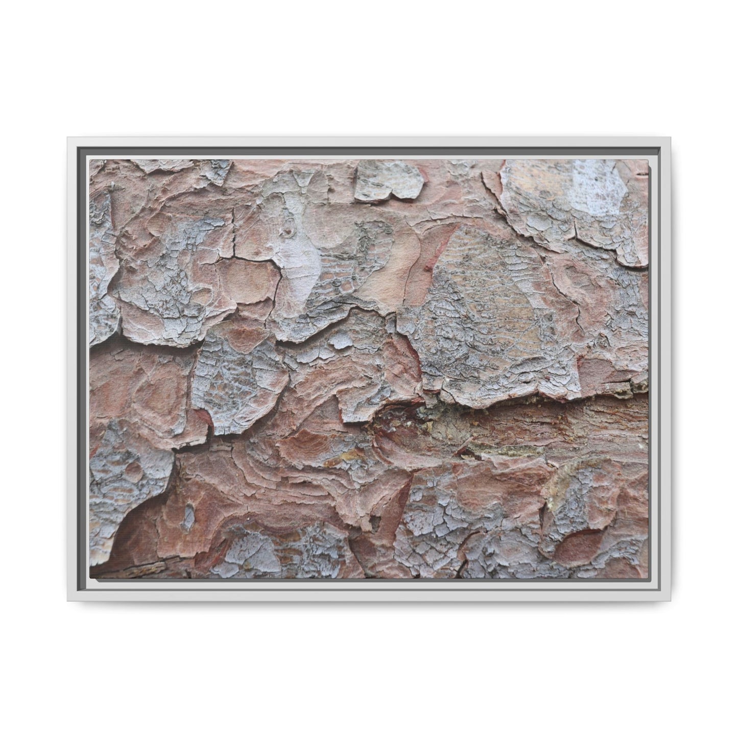 Flaking Serenity - Unique Stretched Canvas Wall Art