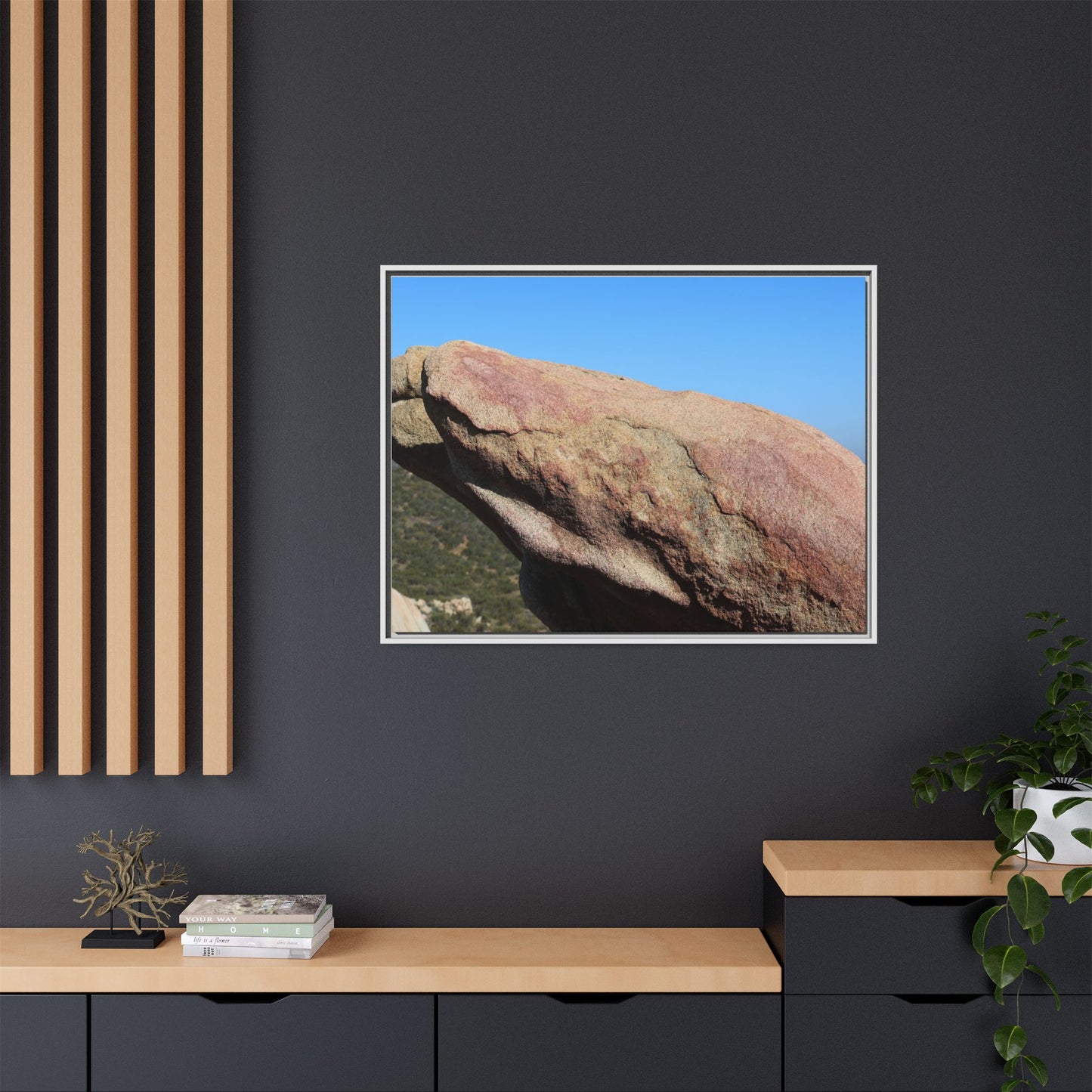 Sleeping Stone - Unique Stretched Canvas Wall Art