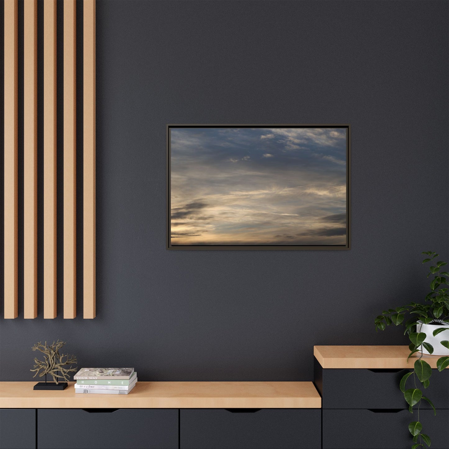 Clouded Thoughts - Unique Stretched Canvas Wall Art