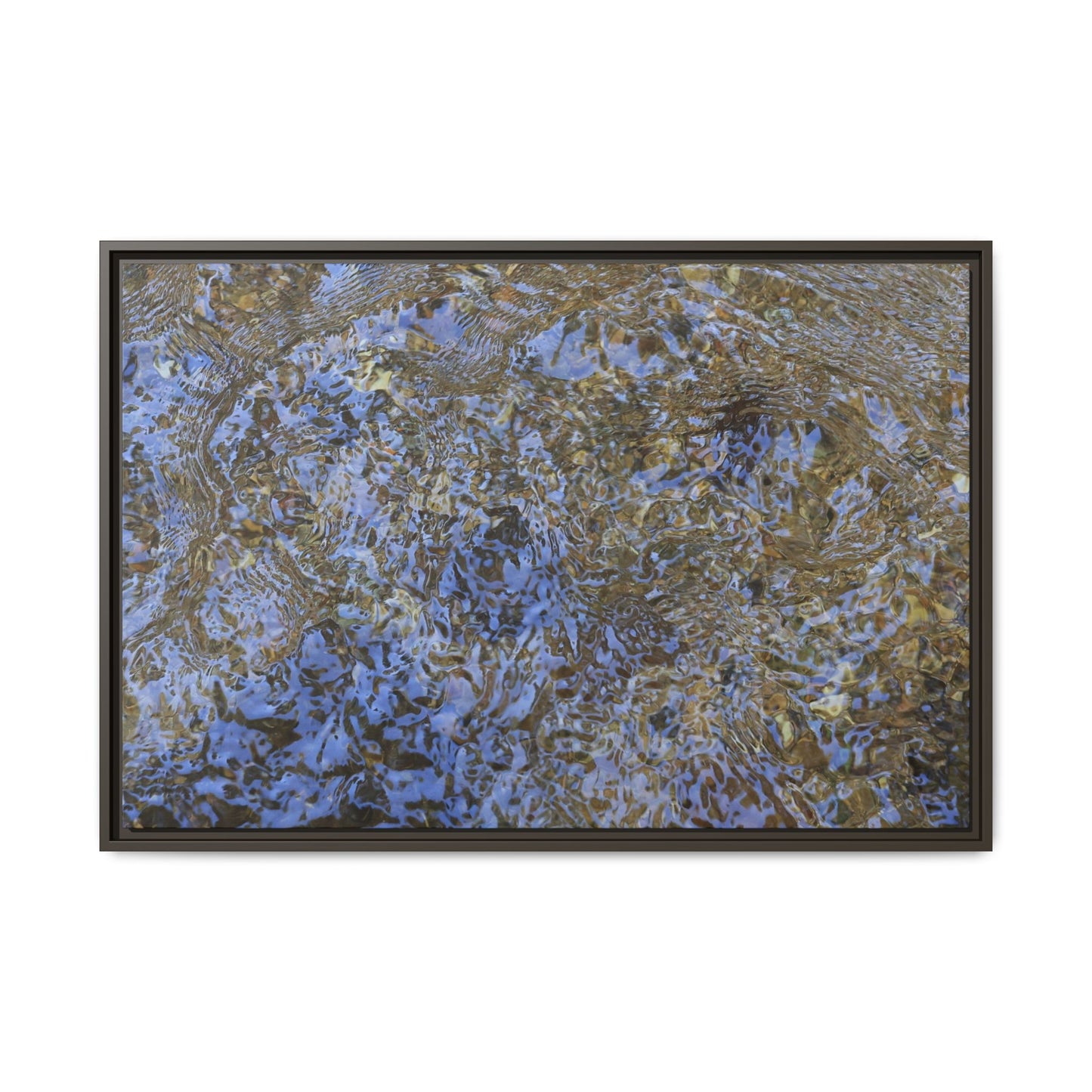 Aquatic Reflections - Unique Stretched Canvas Wall Art