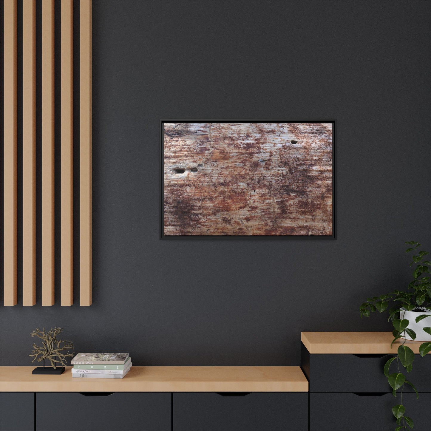 Rustic Textures - Unique Stretched Canvas Wall Art