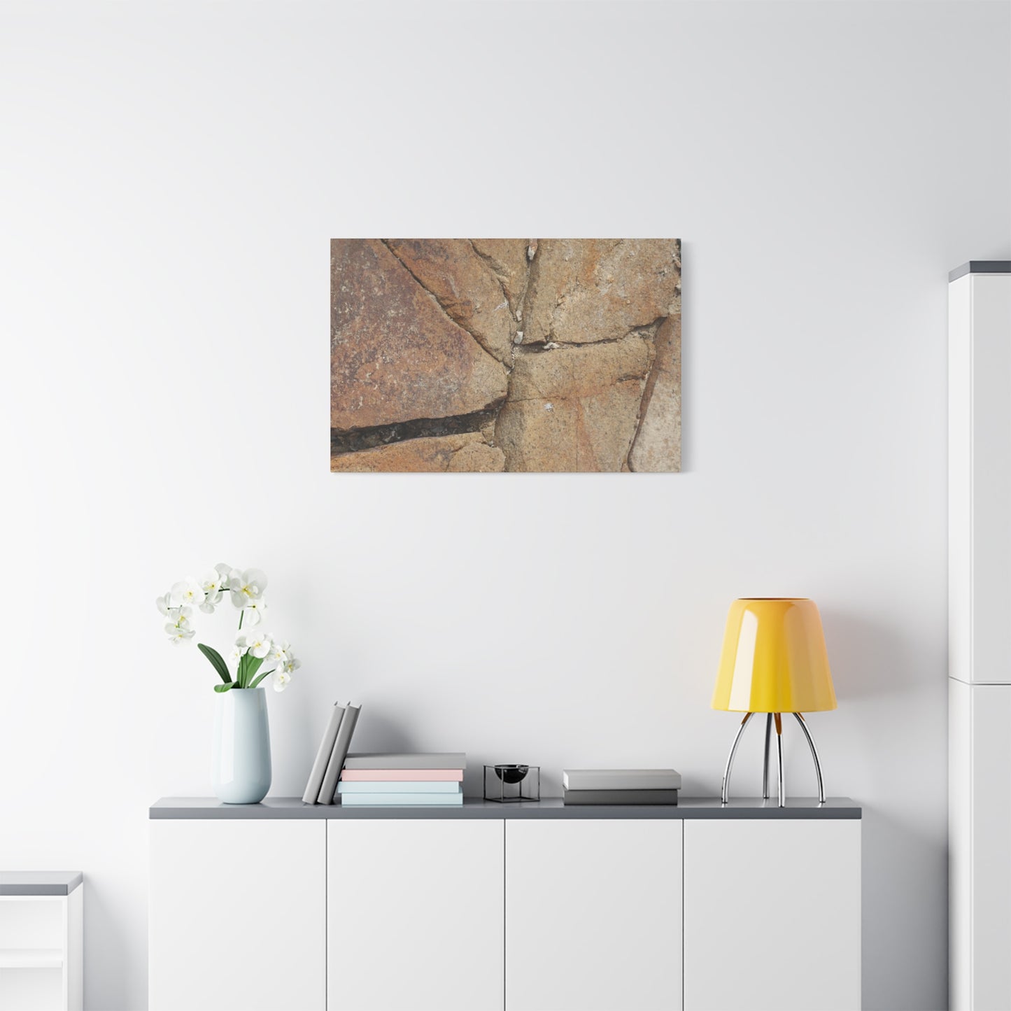 Cracked Earth's Canvas - Unique Frameless Canvas Wall Art