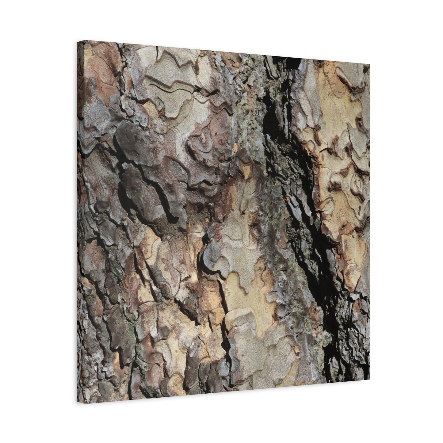 Wooden Labyrinth - Unique Frameless Canvas Wall Art