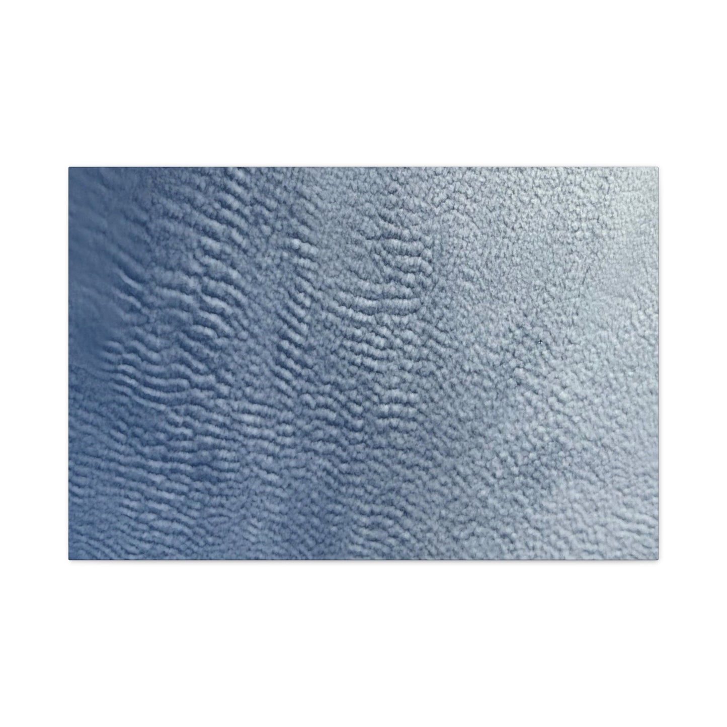 Rippling Echoes of Cerulean Stillness - Unique Frameless Canvas Wall Art