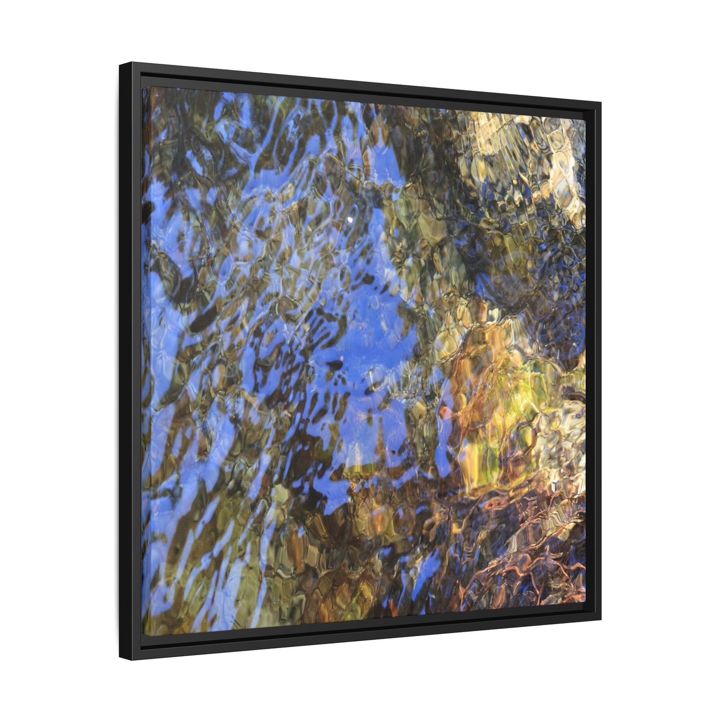 Watery Kaleidoscope - Unique Stretched Canvas Wall Art